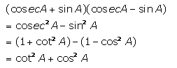 Selina Concise Mathematics Class 10 ICSE Solutions Trigonometrical Identities image - 28