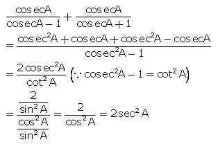 Selina Concise Mathematics Class 10 ICSE Solutions Trigonometrical Identities image - 50