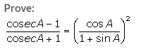 Selina Concise Mathematics Class 10 ICSE Solutions Trigonometrical Identities image - 63