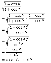 Selina Concise Mathematics Class 10 ICSE Solutions Trigonometrical Identities image - 80