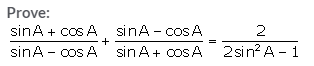 Selina Concise Mathematics Class 10 ICSE Solutions Trigonometrical Identities image - 89