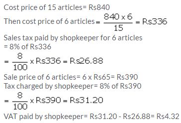 Selina Concise Mathematics Class 10 ICSE Solutions Value Added Tax image - 10