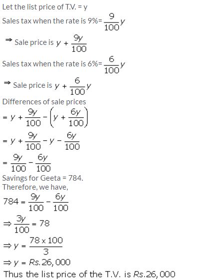 Selina Concise Mathematics Class 10 ICSE Solutions Value Selina Concise Mathematics Class 10 ICSE Solutions Value Added Tax image - 6Added Tax image - 6