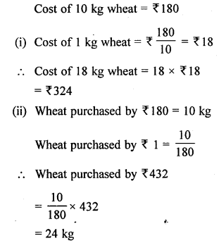 Selina Concise Mathematics Class 6 ICSE Solutions Chapter 13 Unitary Method image - 1