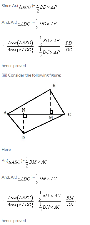 Selina Concise Mathematics Class 9 ICSE Solutions Area Theorems [Proof and Use] image -18