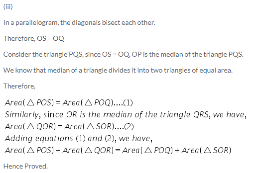 Selina Concise Mathematics Class 9 ICSE Solutions Area Theorems [Proof and Use] image -3