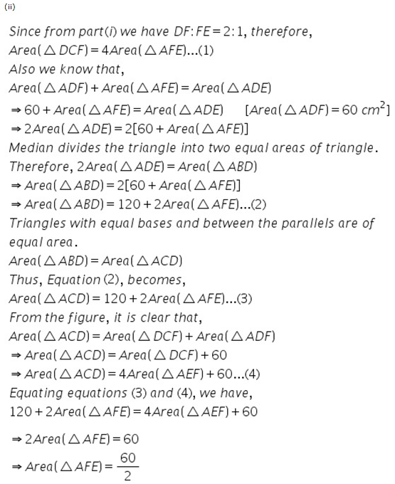 Selina Concise Mathematics Class 9 ICSE Solutions Area Theorems [Proof and Use] image -38