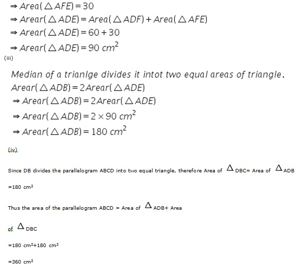 Selina Concise Mathematics Class 9 ICSE Solutions Area Theorems [Proof and Use] image -39