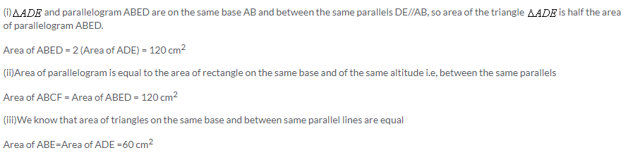 Selina Concise Mathematics Class 9 ICSE Solutions Area Theorems [Proof and Use] image -42