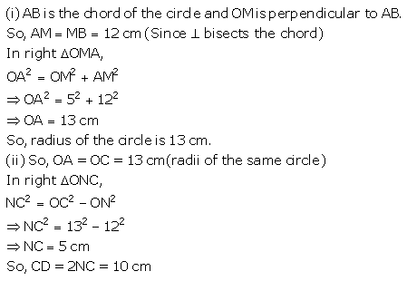 Selina Concise Mathematics Class 9 ICSE Solutions Circle image - 10