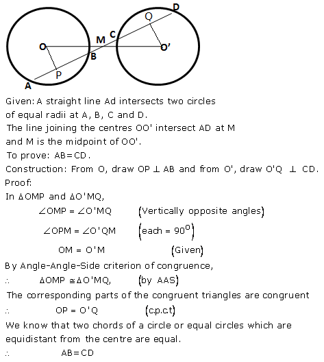 Selina Concise Mathematics Class 9 ICSE Solutions Circle image - 12