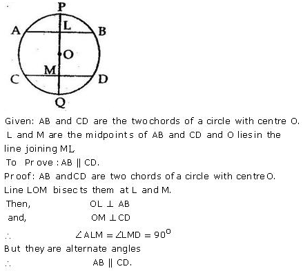 Selina Concise Mathematics Class 9 ICSE Solutions Circle image - 18