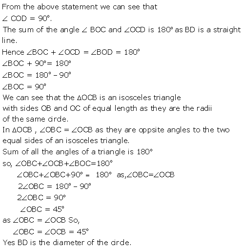 Selina Concise Mathematics Class 9 ICSE Solutions Circle image - 23