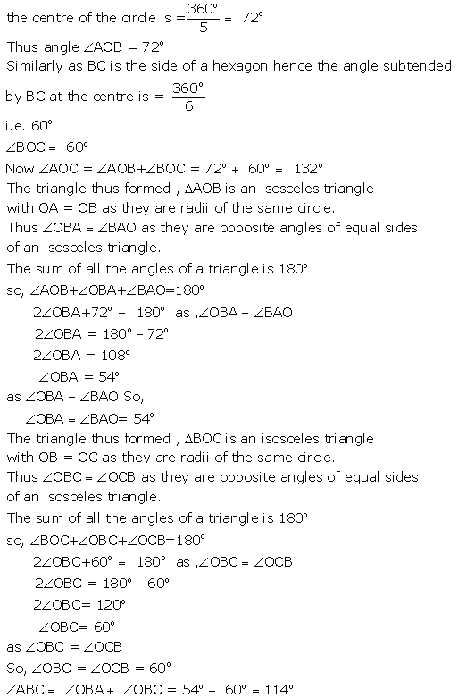 Selina Concise Mathematics Class 9 ICSE Solutions Circle image - 24