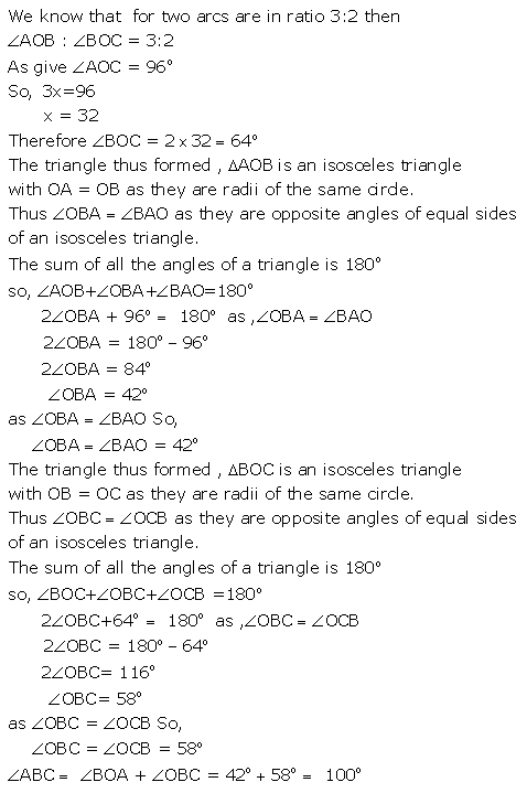 Selina Concise Mathematics Class 9 ICSE Solutions Circle image - 27