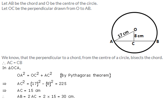 Selina Concise Mathematics Class 9 ICSE Solutions Circle image - 3