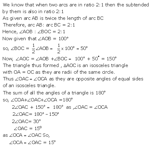 Selina Concise Mathematics Class 9 ICSE Solutions Circle image - 30