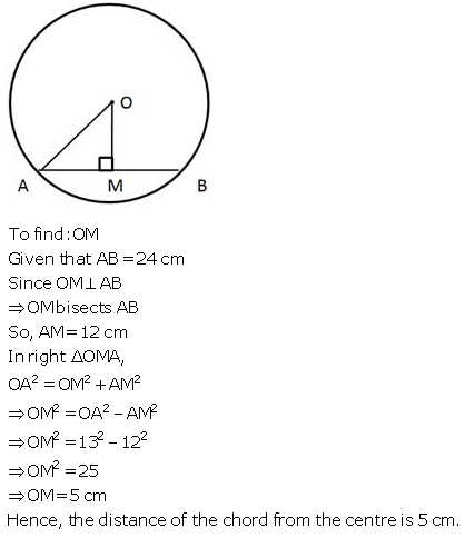 Selina Concise Mathematics Class 9 ICSE Solutions Circle image - 31