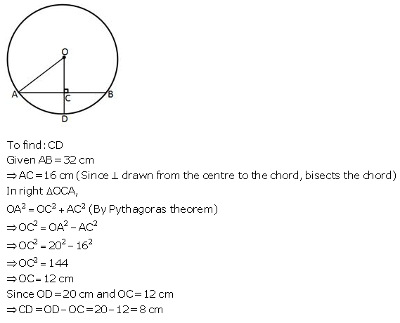 Selina Concise Mathematics Class 9 ICSE Solutions Circle image - 37