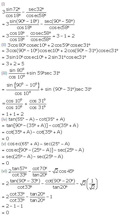 Selina Concise Mathematics Class 9 ICSE Solutions Complementary Angles image - 19