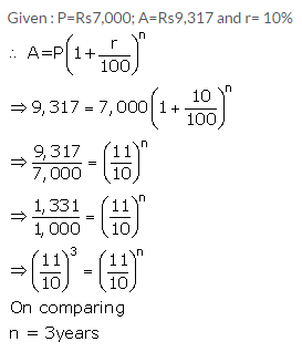 Selina Concise Mathematics Class 9 ICSE Solutions Compound Interest (Using Formula) 13