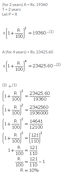 Selina Concise Mathematics Class 9 ICSE Solutions Compound Interest (Using Formula) 20