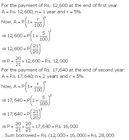 Selina Concise Mathematics Class 9 ICSE Solutions Compound Interest (Using Formula) 29