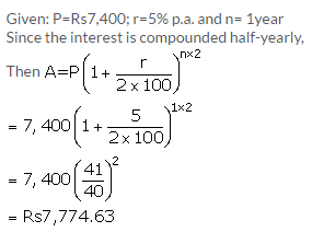 Selina Concise Mathematics Class 9 ICSE Solutions Compound Interest (Using Formula) 30