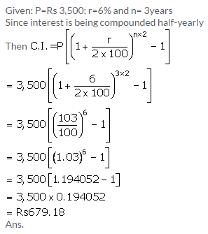 Selina Concise Mathematics Class 9 ICSE Solutions Compound Interest (Using Formula) 37