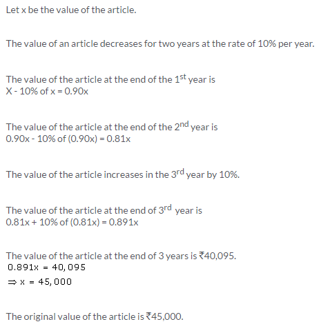 Selina Concise Mathematics Class 9 ICSE Solutions Compound Interest (Using Formula) 41