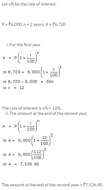 Selina Concise Mathematics Class 9 ICSE Solutions Compound Interest (Using Formula) 59