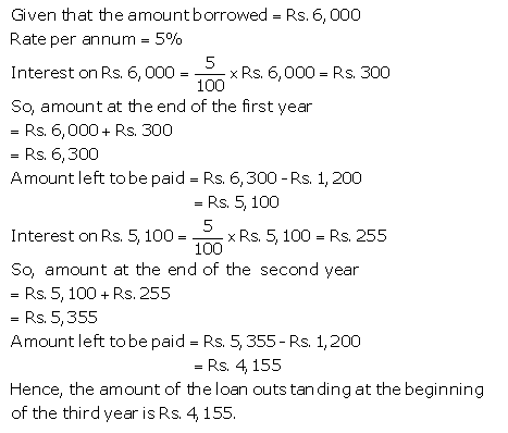 Selina Concise Mathematics Class 9 ICSE Solutions Compound Interest (Without using formula) 17