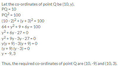 Selina Concise Mathematics Class 9 ICSE Solutions Distance Formula image - 22