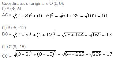 Selina Concise Mathematics Class 9 ICSE Solutions Distance Formula image - 3