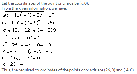 Selina Concise Mathematics Class 9 ICSE Solutions Distance Formula image - 5