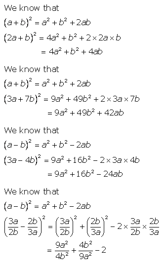 Selina Concise Mathematics Class 9 ICSE Solutions Expansions (Including Substitution) 1