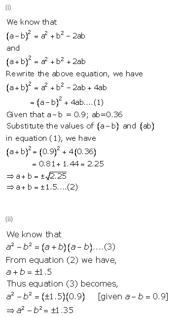 Selina Concise Mathematics Class 9 ICSE Solutions Expansions (Including Substitution) 11