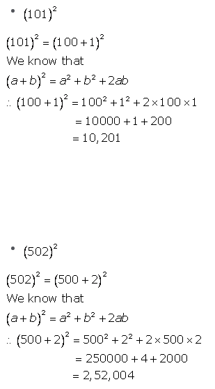 Selina Concise Mathematics Class 9 ICSE Solutions Expansions (Including Substitution) 2