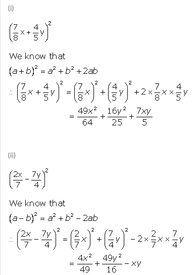 Selina Concise Mathematics Class 9 ICSE Solutions Expansions (Including Substitution) 4