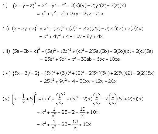 Selina Concise Mathematics Class 9 ICSE Solutions Expansions (Including Substitution) 45