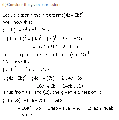 Selina Concise Mathematics Class 9 ICSE Solutions Expansions (Including Substitution) 6