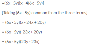 Selina Concise Mathematics Class 9 ICSE Solutions Factorisation 20