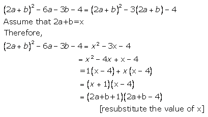 Selina Concise Mathematics Class 9 ICSE Solutions Factorisation 30