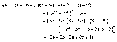 Selina Concise Mathematics Class 9 ICSE Solutions Factorisation 51