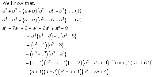 Selina Concise Mathematics Class 9 ICSE Solutions Factorisation 78