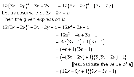 Selina Concise Mathematics Class 9 ICSE Solutions Factorisation 96