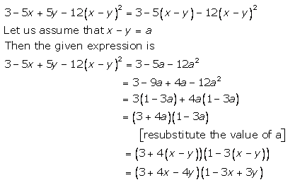 Selina Concise Mathematics Class 9 ICSE Solutions Factorisation 98