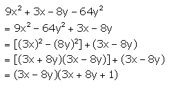 Selina Concise Mathematics Class 9 ICSE Solutions Factorisation 99