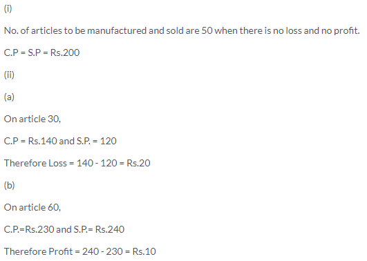 Selina Concise Mathematics Class 9 ICSE Solutions Graphical Solution (Solution of Simultaneous Linear Equations, Graphically) image - 55