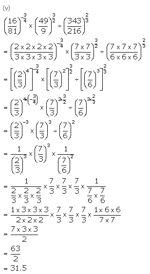 Selina Concise Mathematics Class 9 ICSE Solutions Indices (Exponents) 5